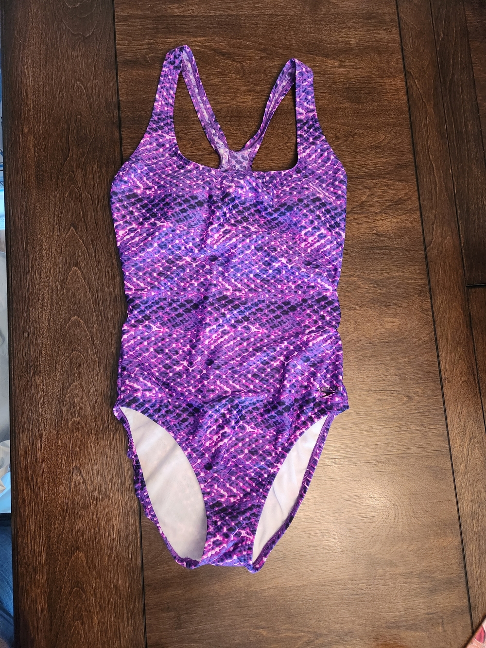 snake-print Speedo racerback one-piece swimsuit Size 6 Women's New